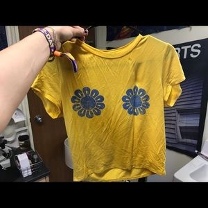 Flower power crop top